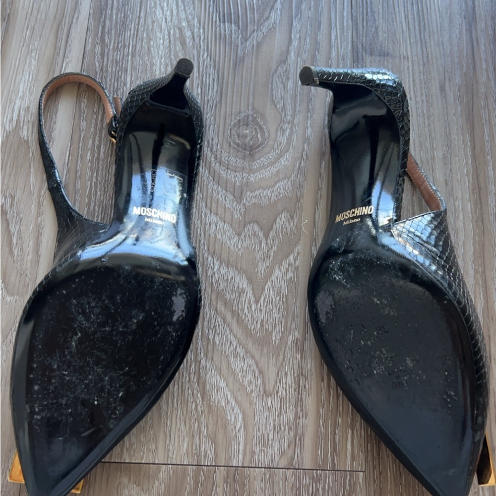 Moschino Sling Back Heels - Picture 2 of 2
